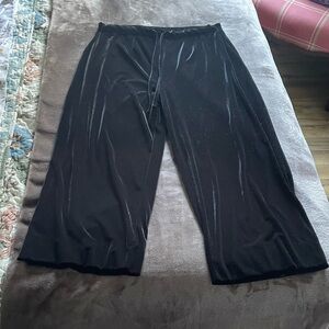 Preston & York Black Velvet Trousers